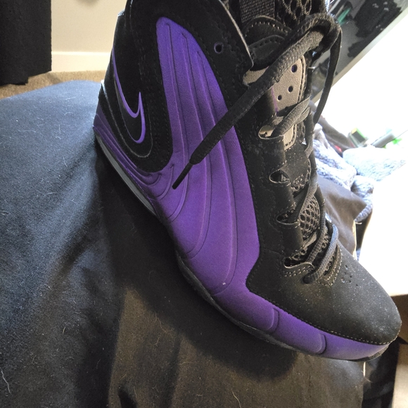 Nike Shoes - Nike Black and Purple Women's Sneakers